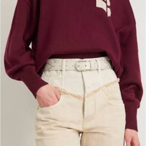 Isabel Marant Telly belt in chalk & silver size 75cm. NWT. - Picture 5 of 16